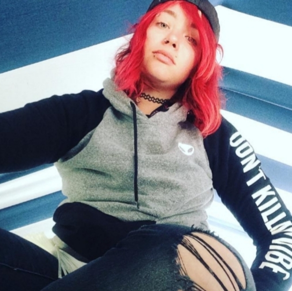 Don't Kill My Vibe Grey and Black Hoodie